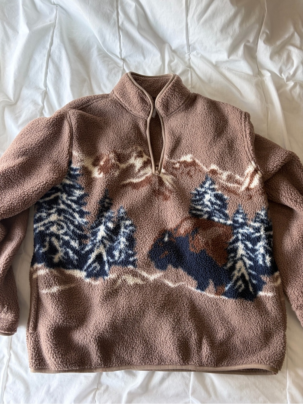 Brown Old Navy Sherpa Fleece Men’s Size L